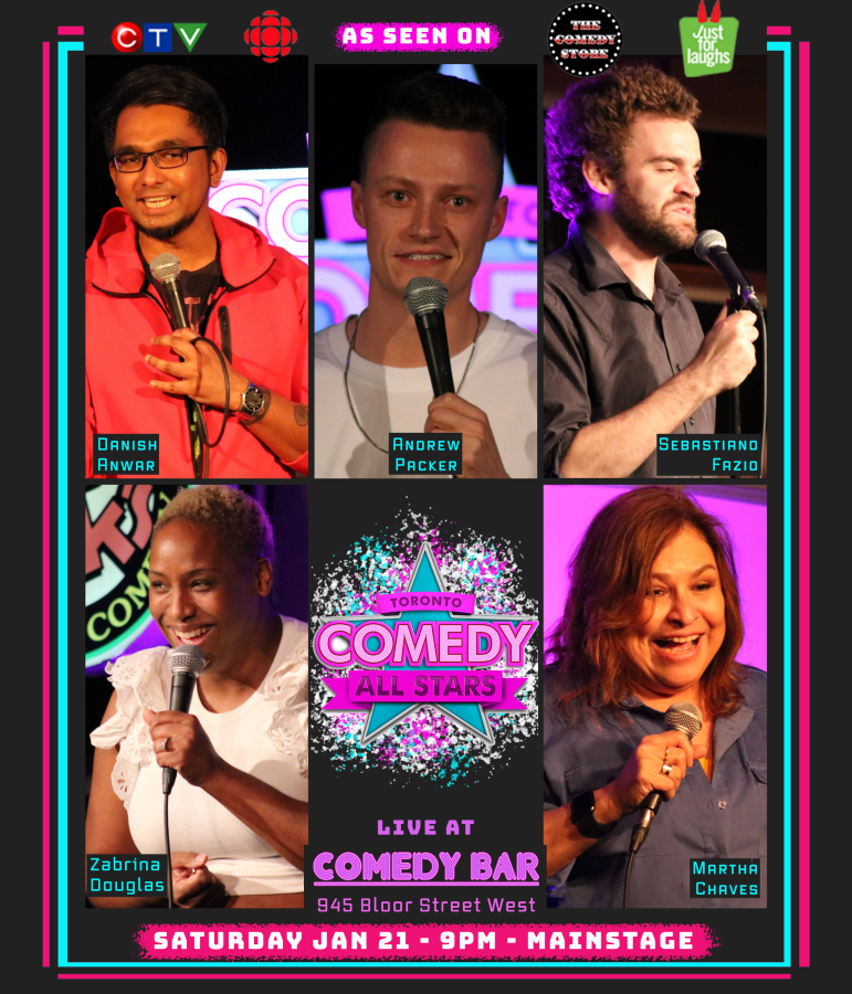 comedy shows toronto january